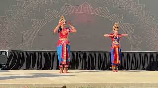 Udurajamukhi  Classical Dance By Jaswitha amp Lakshya APTA Dallas Dasara Celebrations [upl. by Naihs]