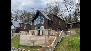 The Willows 3 quotThe Loftquot Lodge  A stunning 4 bed Lodge for sale at Finlake  WALK ROUND [upl. by Anaigroeg]