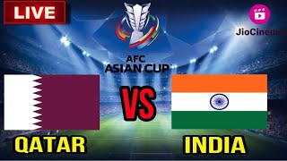 India vs Qatar Live Match 🔴India vs Qatar football live asia world cup qualifier 2023 [upl. by Balac]