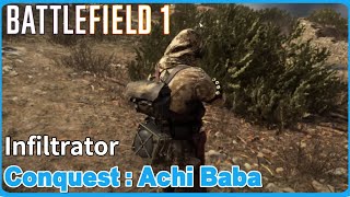 Battlefield 1 Achi Baba Conquest Gameplay [upl. by Attemaj925]