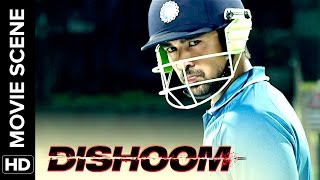 Viraj makes India win  Dishoom  Movie Scene [upl. by Aicirtac689]