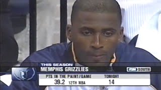 Lorenzen Wright Grizzlies 19pts 9rebs vs Blazers 2005 [upl. by Davin]