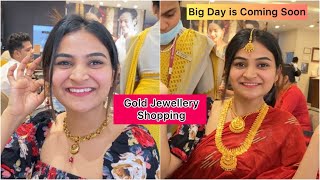 Gold Jewellery Shopping for our Big Day  dailyvlog mumbai [upl. by Furgeson]