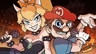 BOWSETTE in 23 Animation Styles ■ HUGE Community Collab ■ The Chalkeaters Mario Song Remake [upl. by Ailaro]