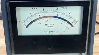 HP 400H Vacuum Tube Voltmeter Part 2 [upl. by Illehs]