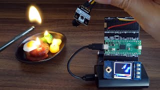 Raspberry Pi Pico  How to use the thermal camera  MLX90640 pico project [upl. by Silvana]