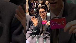 HOW JUNGWON PASS JAPANESE MAGAZINE AND GREET THEM 🥹🫶🏻 enhypen prada fashion show ss25 shorts [upl. by Lazar]