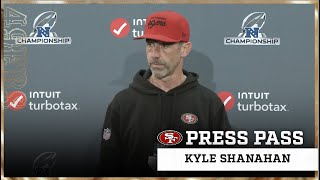 Kyle Shanahan Sets Focus for NFC Championship Game vs Detroit  49ers [upl. by Laufer]