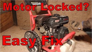 Small Engine Locked Up Easy Fix How to Unlock Seized Motor [upl. by Margery]