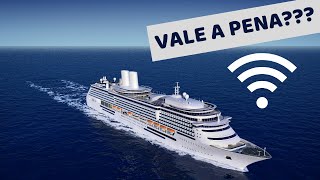 A INTERNET NO NAVIO DE CRUZEIRO vale a pena comprar um pacote a bordo [upl. by Wake]