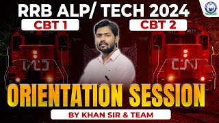 Orientation Session  RRB ALP  TECH 2024  CBT1 CBT2  By Khan Sir alptechnician rrb khansir [upl. by Attikin474]