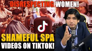 Shameful spa videos on tiktok Disrespecting women [upl. by Notnarb]