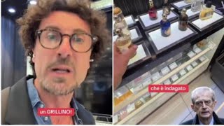 DANILO TONINELLI IN AEROPORTO quotSONO UN GRILLINO E NON SONO FASSINOquot [upl. by Nivrehs923]