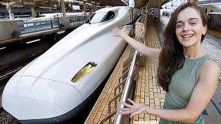 Japan’s FASTEST BULLET TRAIN from Tokyo to Kyoto the Shinkansen [upl. by Margy68]