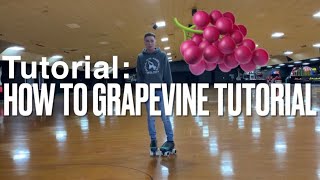 How To Grapevine on rollerskates￼ [upl. by Berthe]