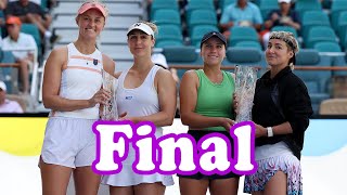 Sofia KeninBethanie MattekSands vs Gabriela DabrowskiErin Routliffe  Miami 2024 Final [upl. by Norek261]