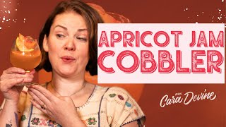 Easy WHISKY Cocktail  the Apricot Jam Cobbler [upl. by Alwin969]