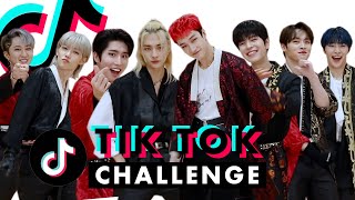 KPop Boy Band Stray Kids Are WAY Too Good at TikTok  TikTok Challenge Challenge  Cosmopolitan [upl. by Needan703]