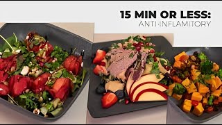 15 Minute AntiInflammatory Meals Quick amp Healthy Recipes [upl. by Emlyn]