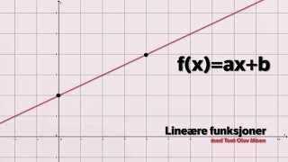 Lineære funksjoner [upl. by Notlek77]