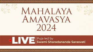 Mahalaya Amavasya 2024 Live Rituals amp Pujas [upl. by Natala]