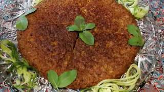 طرز تهیه کوکوبادمجان،باطعمی استثنائی و فراموش نشدنی باآشپزخانه فریبا How to make kookoo bademjan [upl. by Viridis]