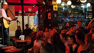 The Rattlin Bog  Temple Bar Dublin  Irish Folk Song [upl. by Dijam]