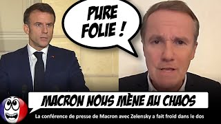 quotMacron devient un DANGER publicquot déclare Nicolas DupontAignan conf de presse Macron  Zelensky [upl. by Drawe]