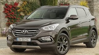 Essai Hyundai Santa Fe 22 CRDi 200 4WD Executive 2015 [upl. by Nivloc]