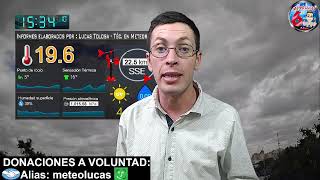 Reporte meteorologico 1540hs  lunes 11 de noviembre 2024 [upl. by Mag665]