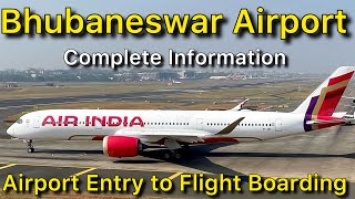 Bhubaneswar Airport Complete Information  Biju Patnaik International Airport [upl. by Ruhtua]