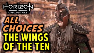 The Wings of the Ten All Regalla Choices amp Fates  Horizon Forbidden West [upl. by Cathleen]