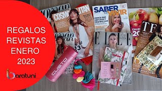 🎁 REGALOS REVISTAS ENERO 2023 ► REVISTAS COSMOPOLITAN WOMAN TELVA ELLE y SABER VIVIR [upl. by Yesima549]