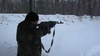 Стрельба из АК74 AK74 shooting [upl. by Eivad776]