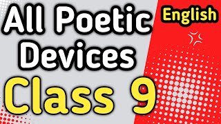 Class 9 english all poetic devices chapter wise studyeasy404 [upl. by Ahrendt568]