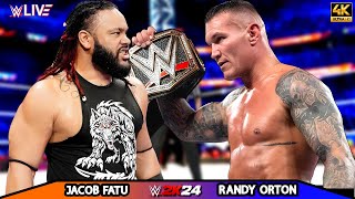 Jacob Fatu vs Randy Orton  No Holds Barred Match  SMACKDOWN LIVE 2024  WWE Nov 122024 [upl. by Ocsecnarf]