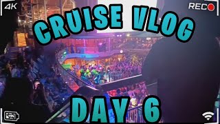 MARDI GRAS PARADE amp GLOW PARTY  CRUISE VLOG DAY 6  CARNIVAL MARDI GRAS [upl. by Bertram]