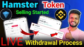 जल्दी करो HMSTR Token Withdrawal amp HMSTR Token Sell 💸  Hamster Kombat Token Withdrawal Process [upl. by Ermengarde]