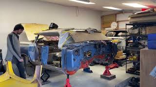 V12 HOTROD TRUCK CAB BACK FINISHED  CORVETTE MODS AND OLDSMOBILE SILLS Ep4 [upl. by Ahsenyl435]