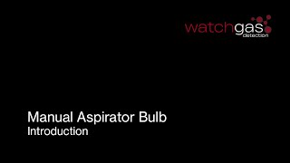 Manual Aspirator Bulb Introduction [upl. by Nolita831]