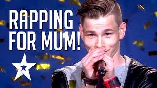 Million Questions Patrick Jørgensen  Rap For His Mum By Norwegian Rapper  Got Talent Global [upl. by Saihtam207]