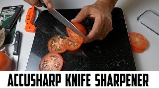 Accusharp Knife Sharpener Review [upl. by Laitselec]