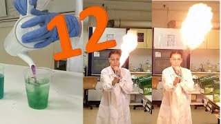 12 Captivating Chemistry Experiments performed by Senior Highschool Students [upl. by Sedecram515]