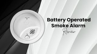 Stay Safe First Alert Battery Operated Smoke Alarm Review [upl. by Areta]