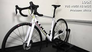 LOOK 2022 ROADBIKE 785 HUEZ RS DISC（Proteam White Glossy） [upl. by Albarran]