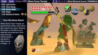 Legend of Zelda Majoras Mask Walkthrough 12 55 quotStone Tower Temple TWINMOLDquot [upl. by Atteyek819]