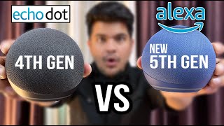 Echo Dot 5th Gen Unboxing and Review  Comparison Between Echo Dot 5th Gen And Echo Dot 4th Gen [upl. by Anitsej]