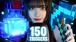 【ASMR】飽き性の人向け！15分で150種類の音😪150万人記念 [upl. by Anairuy587]