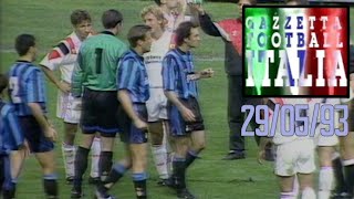 Inter v Foggia All the Goals May 29th 1993 FULL Highlights  Gazzetta Football Italia Rewind [upl. by Haelam]