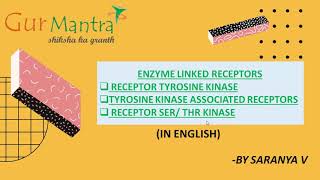 ENZYME LINKED RECEPTORS  RTK  RAS MAPK PATHWAY  TGF BETA PATHWAY  GATE BT  GURMANTRA [upl. by Aicak]